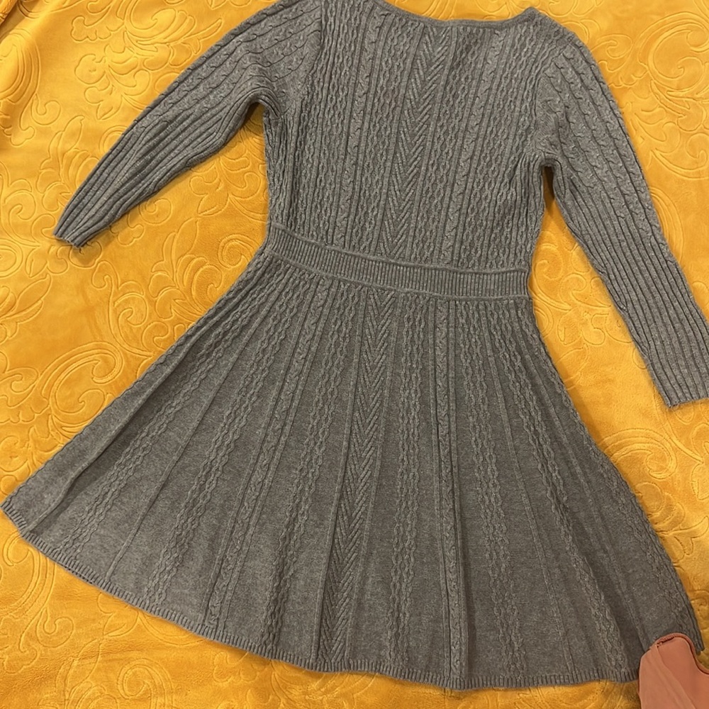 Calvin Klein Cable-knit Sweater Dress